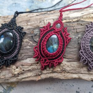 Naszyjnik labradoryt