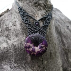 Naszyjnik jaspis donut