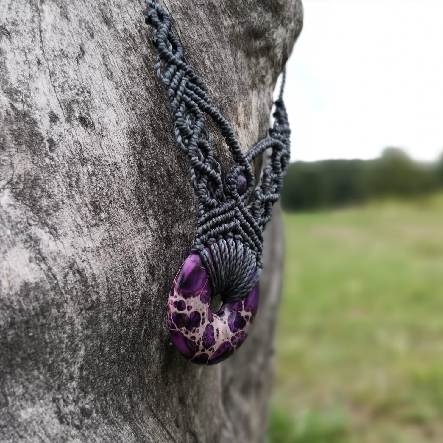 Naszyjnik jaspis donut - obrazek 8